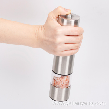 battery operated electric pepper grinder with LED